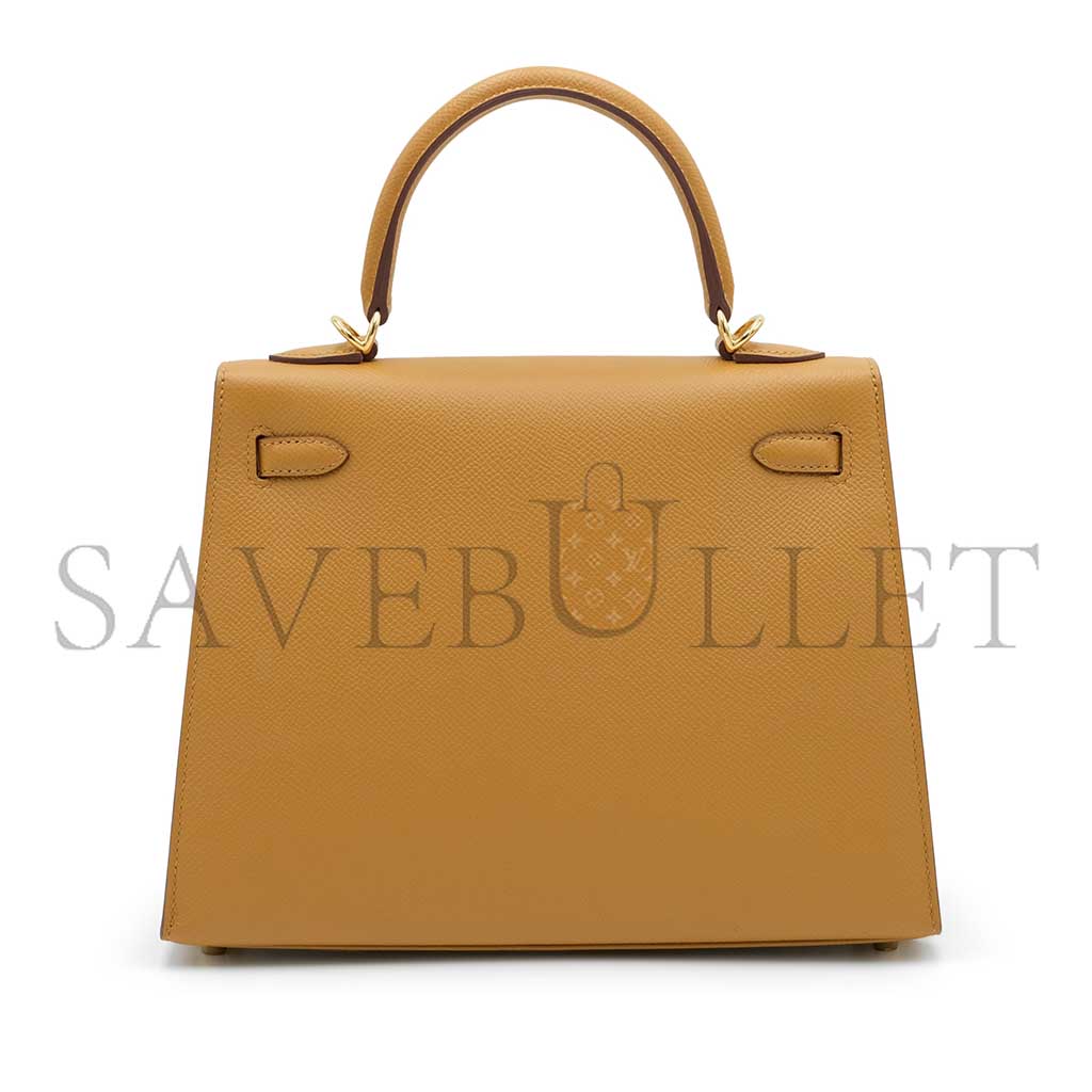 H**mes master sesame epsom kelly 25 sellier gold hardware (25*17*7cm)